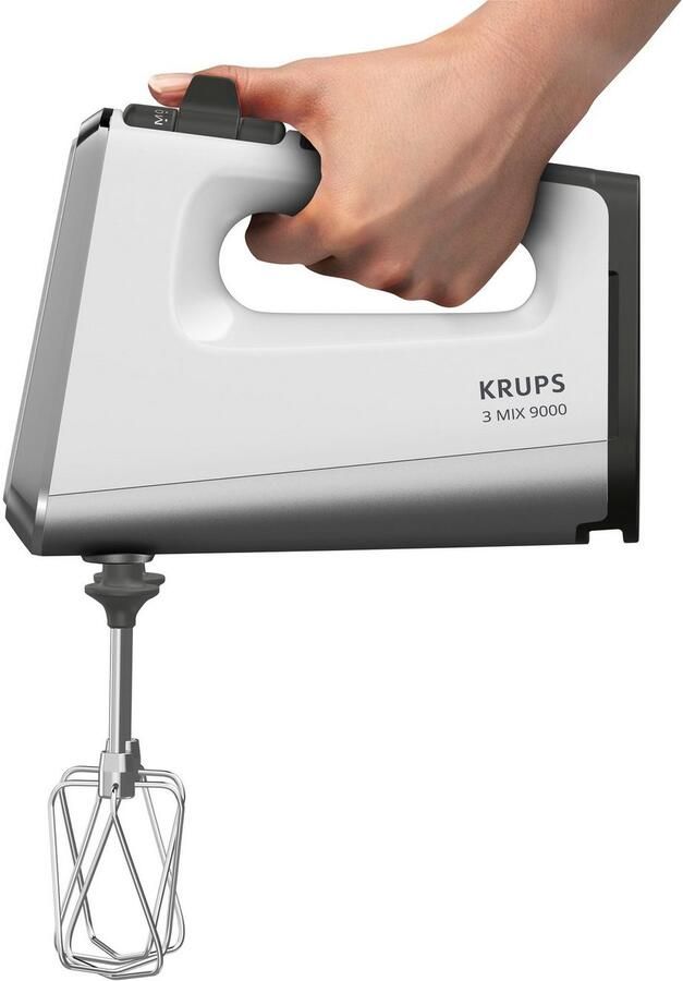 Krups Handmixer 3 Mix 9000 incl. garde deeghaken staafmixer-opzetstuk maatbeker gn9121 - Foto 6