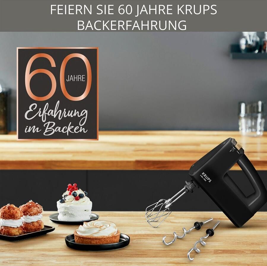 Krups Handmixer 3Mix 7000 beperkte editie accessoiretas garde+deeghaken f60858 - Foto 3