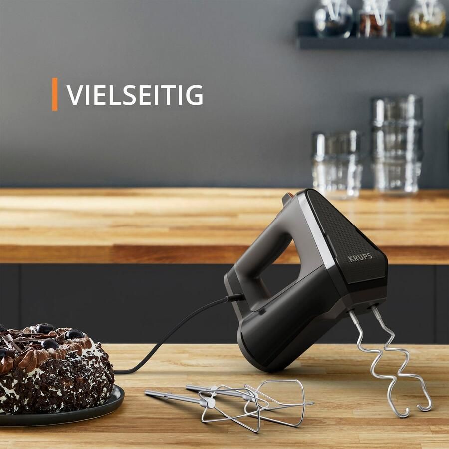 Krups Handmixer GN6028 3MIX 6000 soft-touch handgreep lange kabel - Foto 3