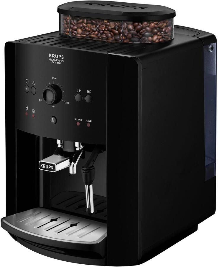 Krups Volautomatisch koffiezetapparaat EA8110 Arabica Quattro Force 1450 w watertankcapaciteit: 1 8 liter pompdruk: 15 bar - Foto 4