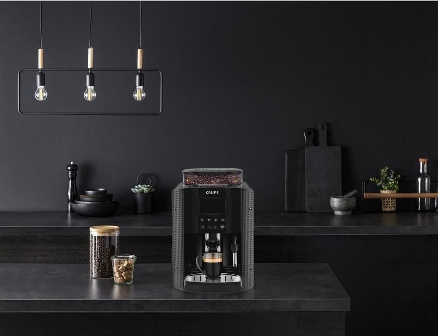 Krups Essential EA8150 Volautomatische Espressomachine Thermoblock-systeem Personaliseren en Favorieten Opslaan Zwart Koffiemachine met bonen - Foto 8