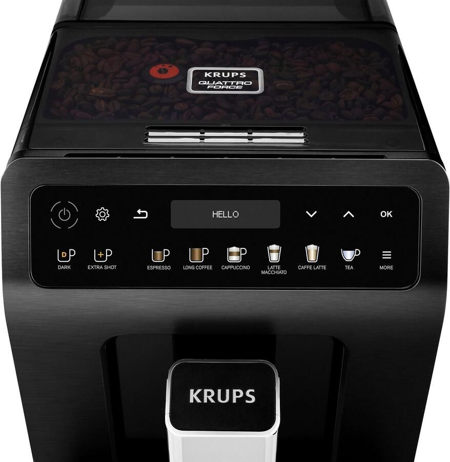 Krups Volautomatisch koffiezetapparaat EA8948 Evidence Plus diverse koffiespecialiteiten met één druk op de knop