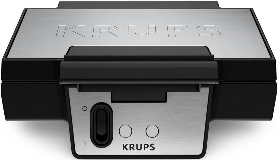 Krups Wafelijzer Iconic met elegant design keramische anti-aanbaklaag extra-diepe platen afmetingen: 23 4 x 26 5 x 10 8 cm fdk261 - Foto 7