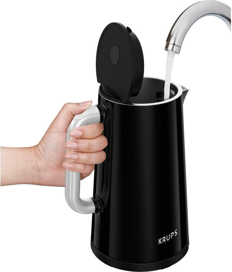 Krups Waterkoker BW8018 Smart'n Light 1 7 l Digitale aanduiding 5 temperatuurstanden 360°-voet automatische uitschakeling