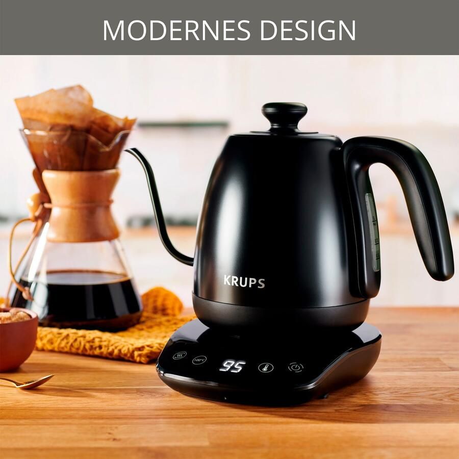 Krups Waterkoker BW9238 coffee control Gooseneck 1 l Zwanenhals-uitloop 1 L digitale weergave 8 instellingen - Foto 4