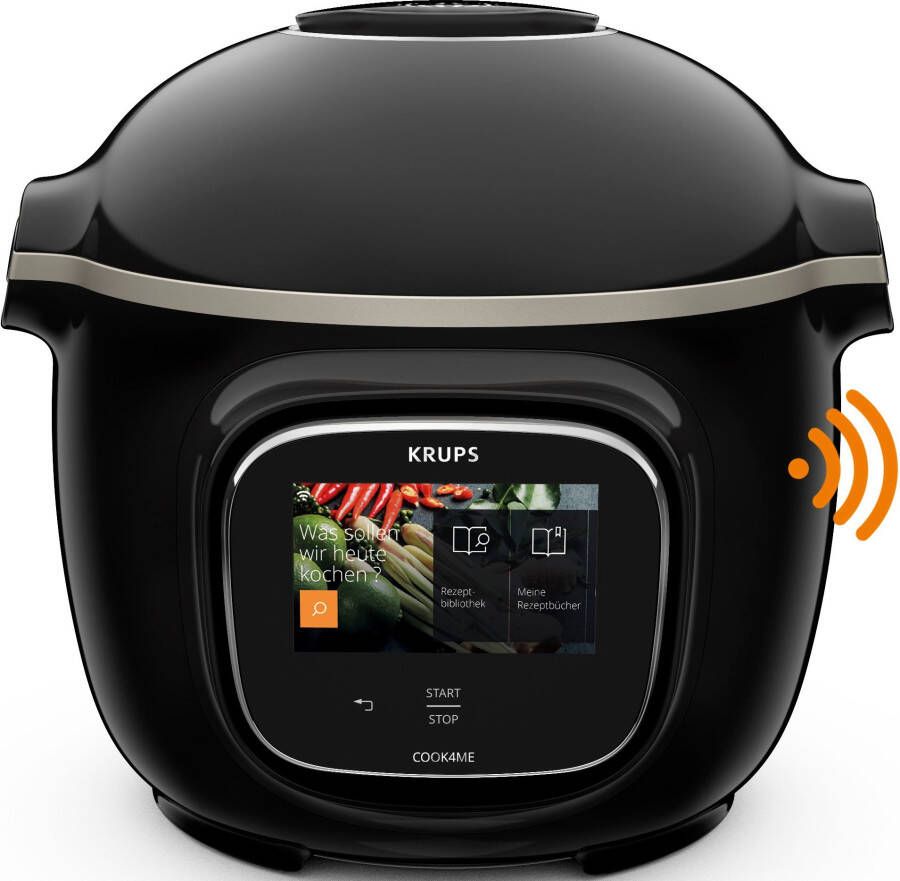 Krups Multi-cooker CZ9128 Cook4Me Touch elektrische snelkookpan geschikt voor wifi 250 recepten 13 gaarinstellingen - Foto 13