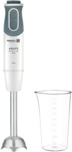 Krups Staafmixer HZ64B1 Perfect Mix 8000 20 snelheden 4 powelix lemmeten rvs mixstaaf maatbeker
