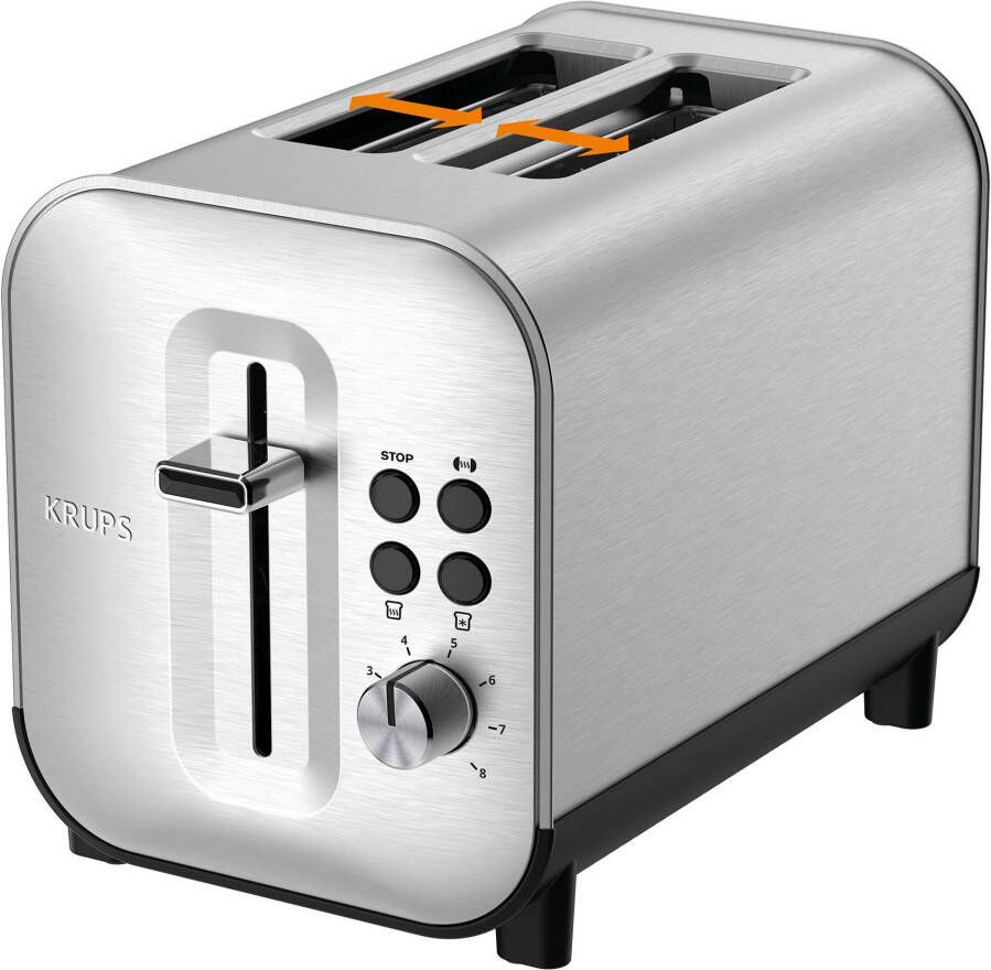 Krups Toaster KH682D Excellence aanraakgevoelige toetsen liftfunctie 8 bruiningsgraden - Foto 8