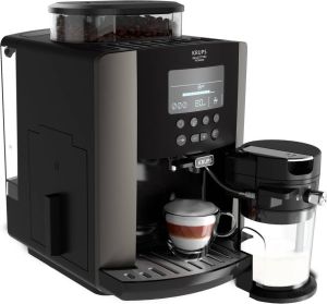 Krups Volautomatisch koffiezetapparaat EA819E Arabica Latte 1450 w watertankcapaciteit: 1 7 liter pompdruk: 15 bar lcd-display