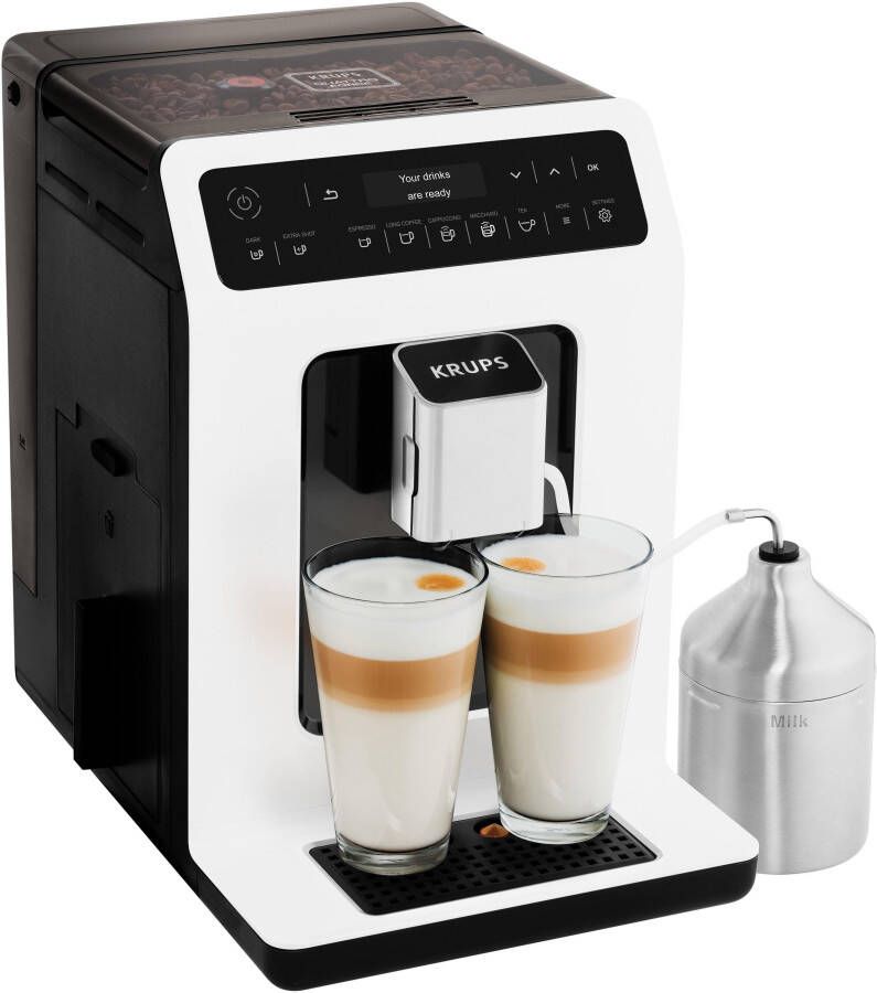 Krups Volautomatisch koffiezetapparaat EA8911 Evidence inclusief melkreservoir intuïtieve oled-display extra- root waterreservoir