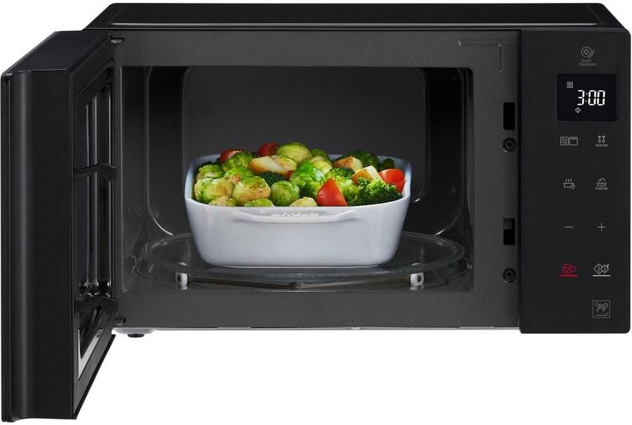 LG MH6535GIS Boven het fornuis Combinatiemagnetron 25l 1000W Zwart magnetron - Foto 4