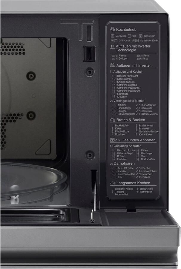 LG Magnetron MJ 3965 ACS 1100 w hybride-heteluchtoven 4-in-1 - Foto 4