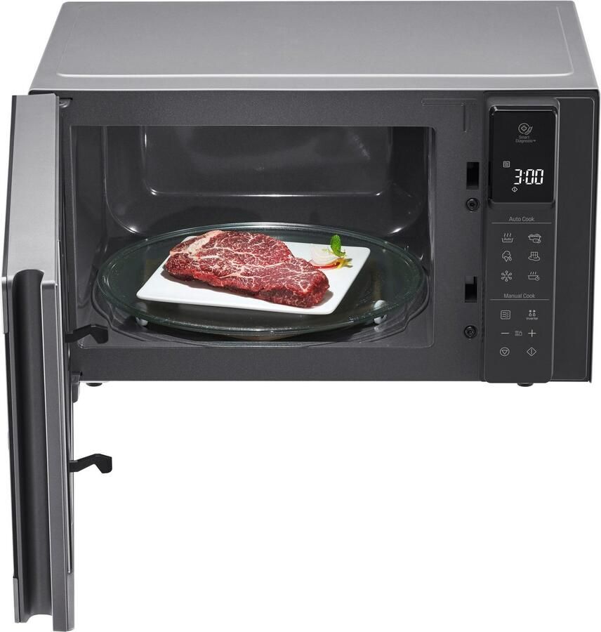 LG Magnetron MS 2595 CIS Smart Inverter technologie echt glazen front - Foto 3