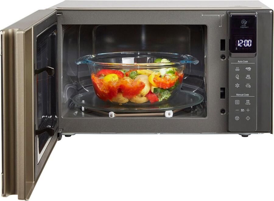 LG Magnetron MS 2595 CIS Smart Inverter technologie echt glazen front - Foto 5