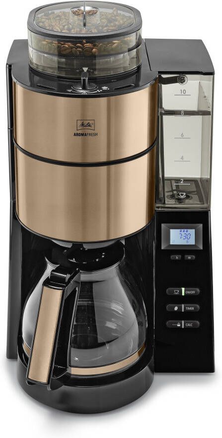 Melitta Koffiezetapparaat met maalwerk AromaFresh Glas 1021-04 1 25 l