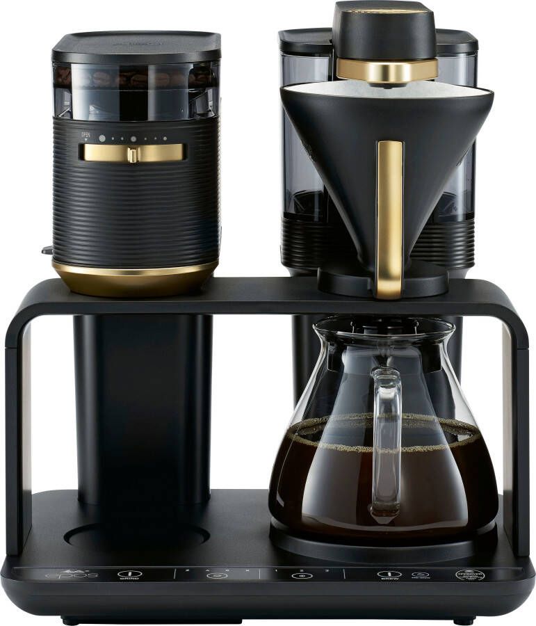 Melitta Koffiezetapparaat met bonenmaler EPOS 1024-04 1 l Zwart goudkleur 360° draaibare watertuit