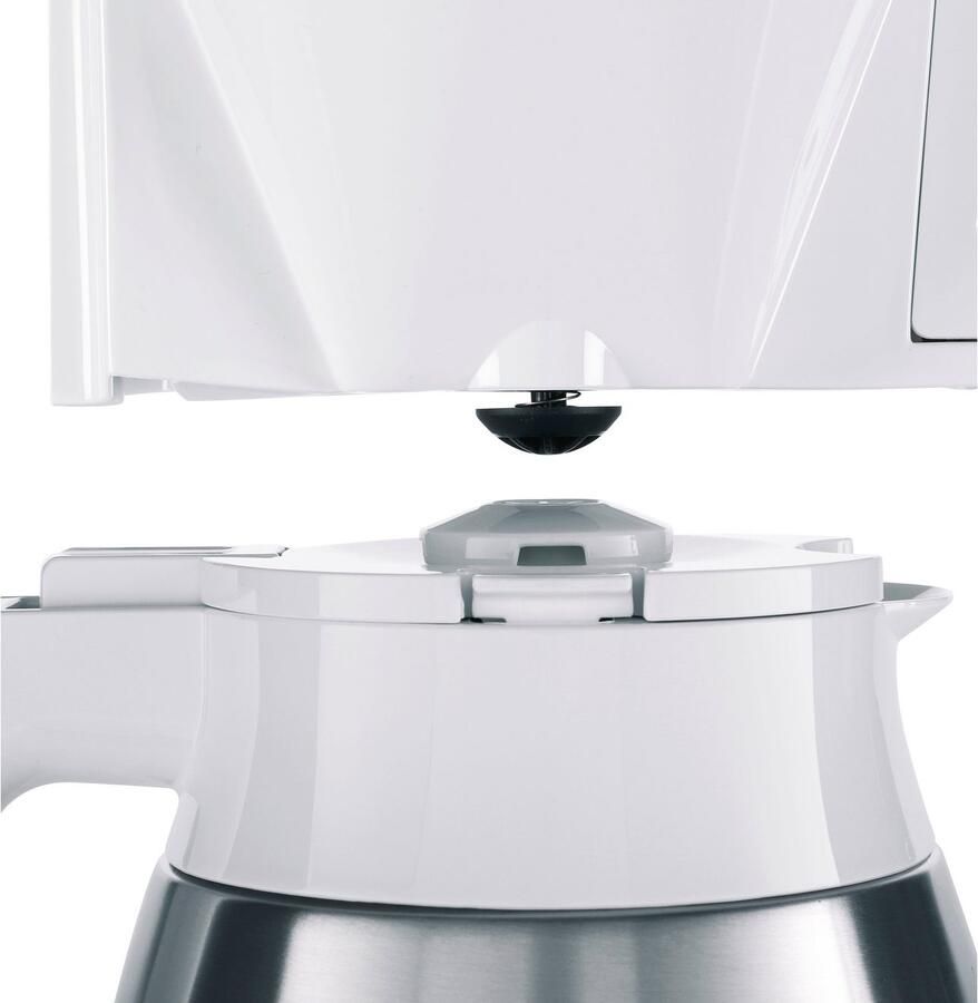Melitta Coffee Machine Look v Therm Perfection 1025-15 Wit geborsteld staal - Foto 2