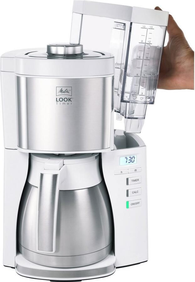 Melitta Koffiezet Look Therm Timer Wit | Filterkoffiezetapparaten | Keuken&Koken Koffie&Ontbijt | 4006508222476 - Foto 5