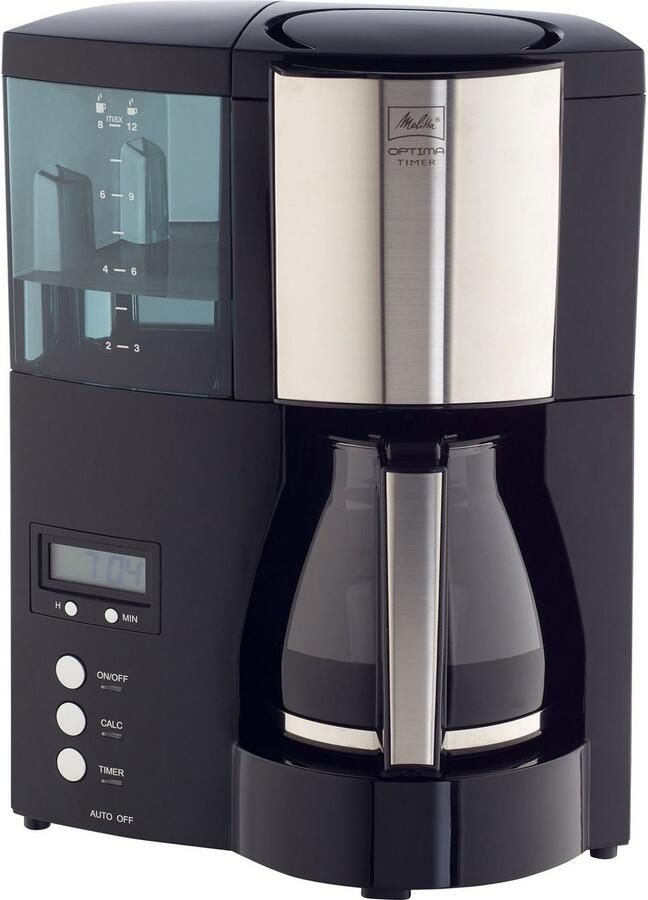 Melitta filterkoffiezetapparaat Optima Timer zwart 1L - Foto 3