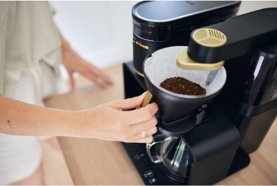 Melitta Koffiezetapparaat met bonenmaler EPOS 1024-04 1 l Zwart goudkleur 360° draaibare watertuit - Foto 10