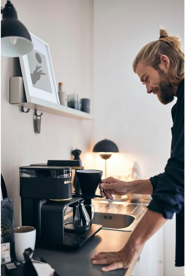 Melitta Koffiezetapparaat met bonenmaler EPOS 1024-04 1 l Zwart goudkleur 360° draaibare watertuit - Foto 8