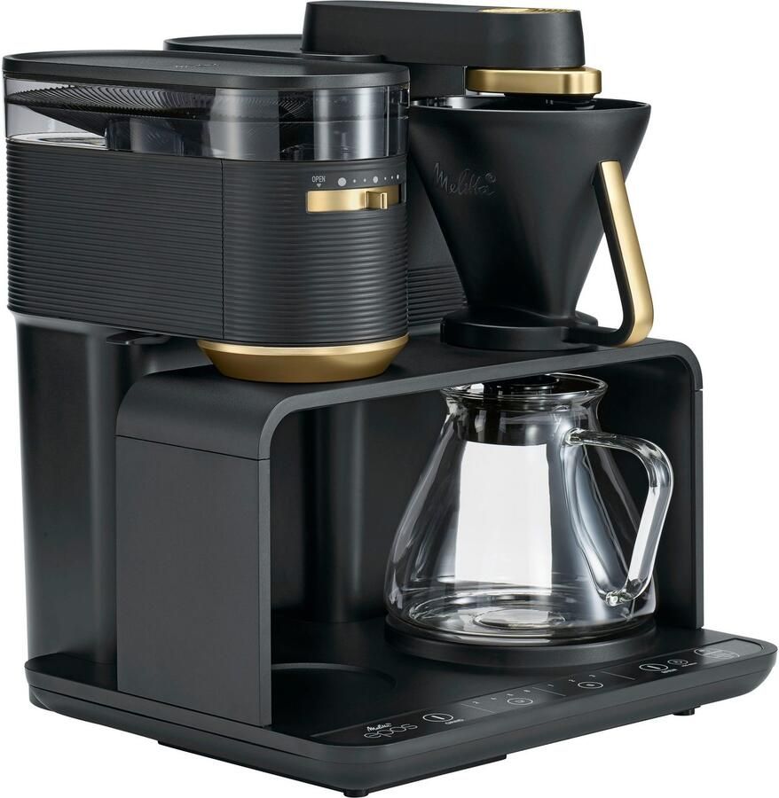 Melitta Koffiezetapparaat met bonenmaler EPOS 1024-04 1 l Zwart goudkleur 360° draaibare watertuit
