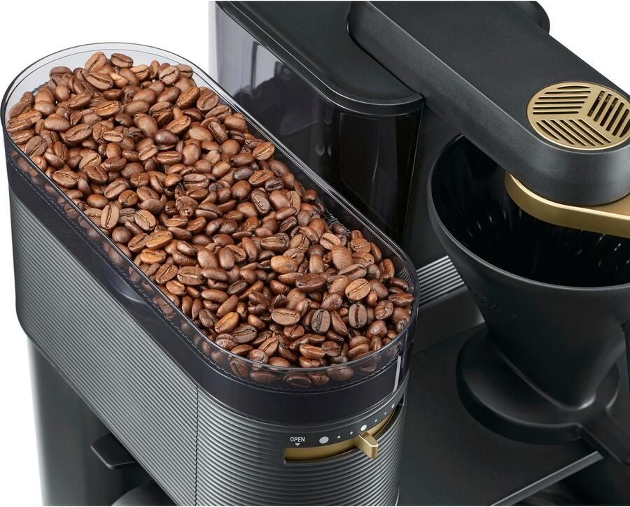 Melitta Koffiezetapparaat met bonenmaler EPOS 1024-04 1 l Zwart goudkleur 360° draaibare watertuit - Foto 5