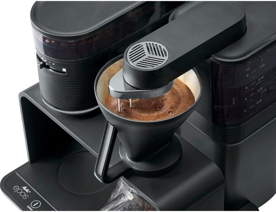 Melitta Koffiezetapparaat met bonenmaler EPOS 1024-04 1 l Zwart goudkleur 360° draaibare watertuit - Foto 5