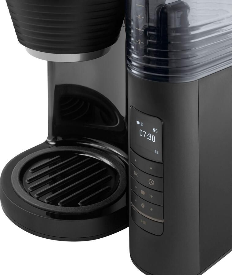 Melitta Koffiezetapparaat met maalwerk AromaFresh Therm Pro X 1030-12 zwart-zilverkleur - Foto 2