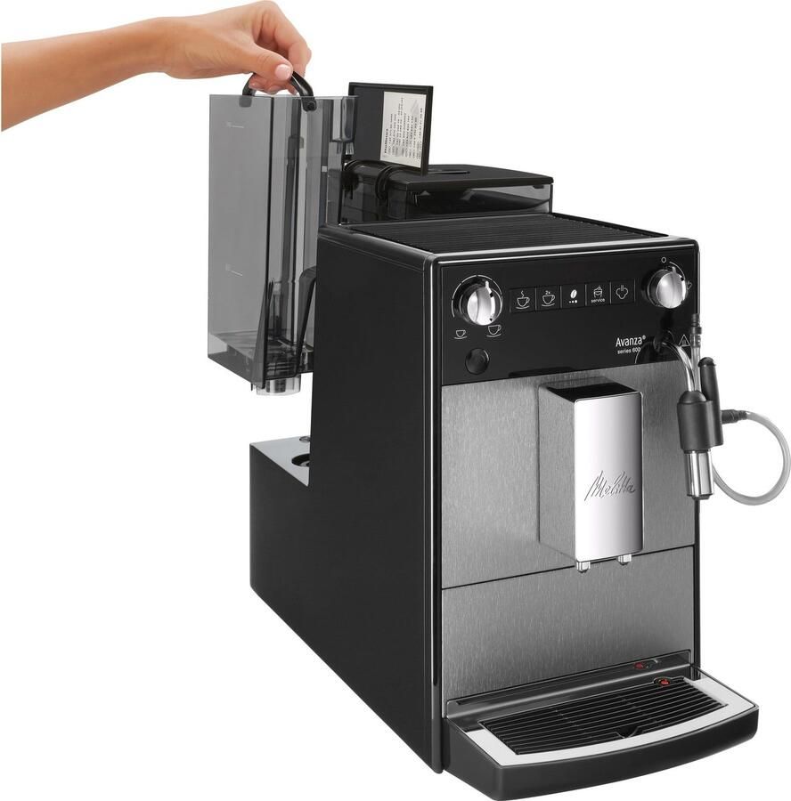 Melitta Volautomatisch koffiezetapparaat Avanza F270-100 Mystic Titan Compact maar XL waterreservoir & XL bonenreservoir melkschuim-systeem