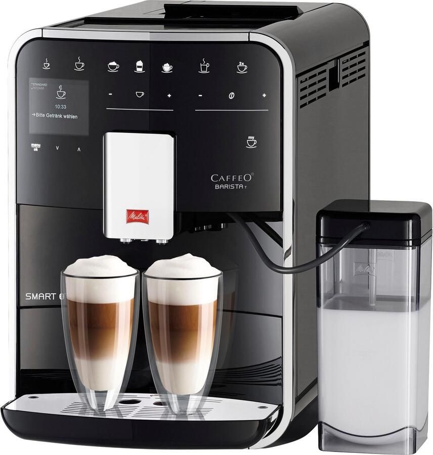 Melitta Volautomatisch koffiezetapparaat Barista T Smart F 83 0-102 zwart 4 gebruikersprofielen & 18 koffie recepten volgens italiaans origineel recept - Foto 2