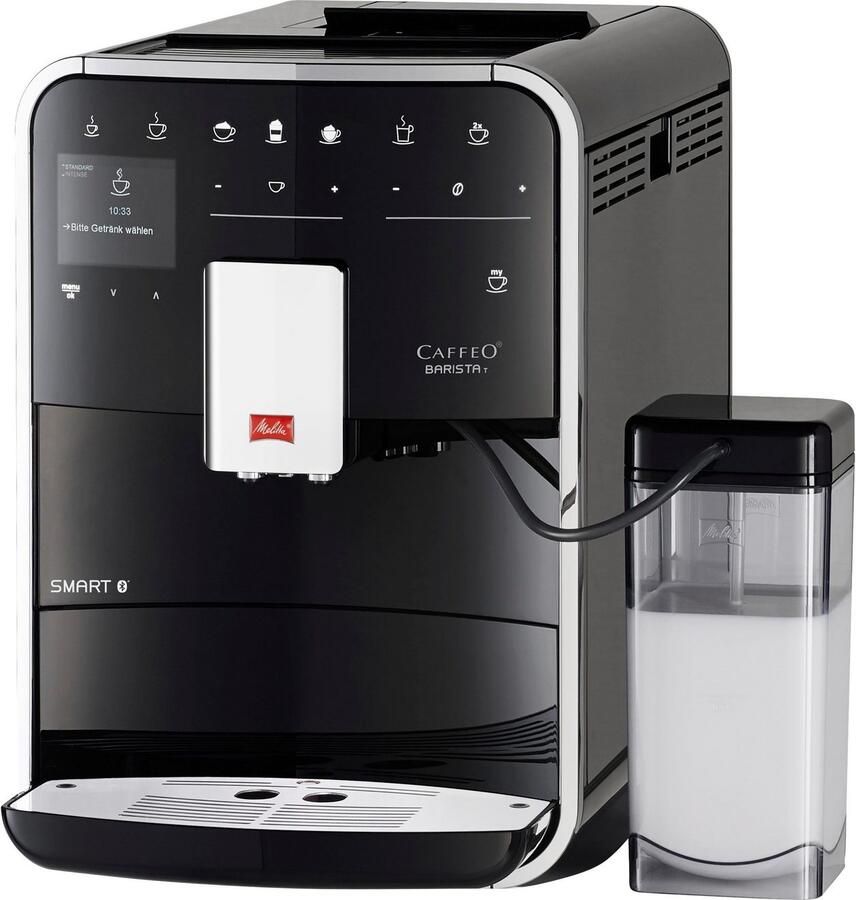 Melitta Volautomatisch koffiezetapparaat Barista T Smart F 83 0-102 zwart 4 gebruikersprofielen & 18 koffie recepten volgens italiaans origineel recept - Foto 3