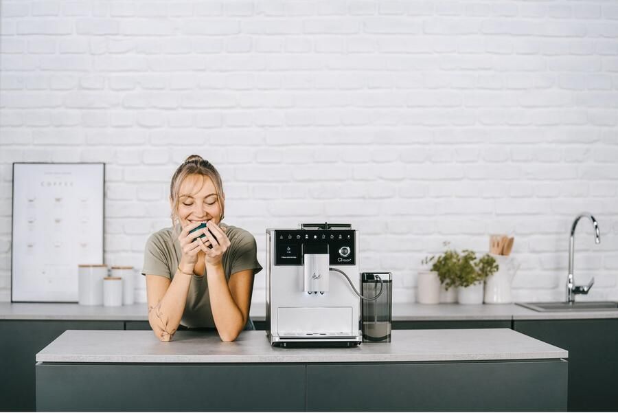 Melitta Volautomatisch koffiezetapparaat CI Touch F630-111 zilverkleur 10 koffierecepten 2-kamer bonenreservoir one touch bediening - Foto 9