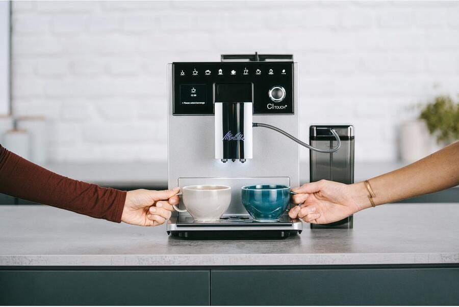 Melitta Volautomatisch koffiezetapparaat CI Touch F630-111 zilverkleur 10 koffierecepten 2-kamer bonenreservoir one touch bediening - Foto 6