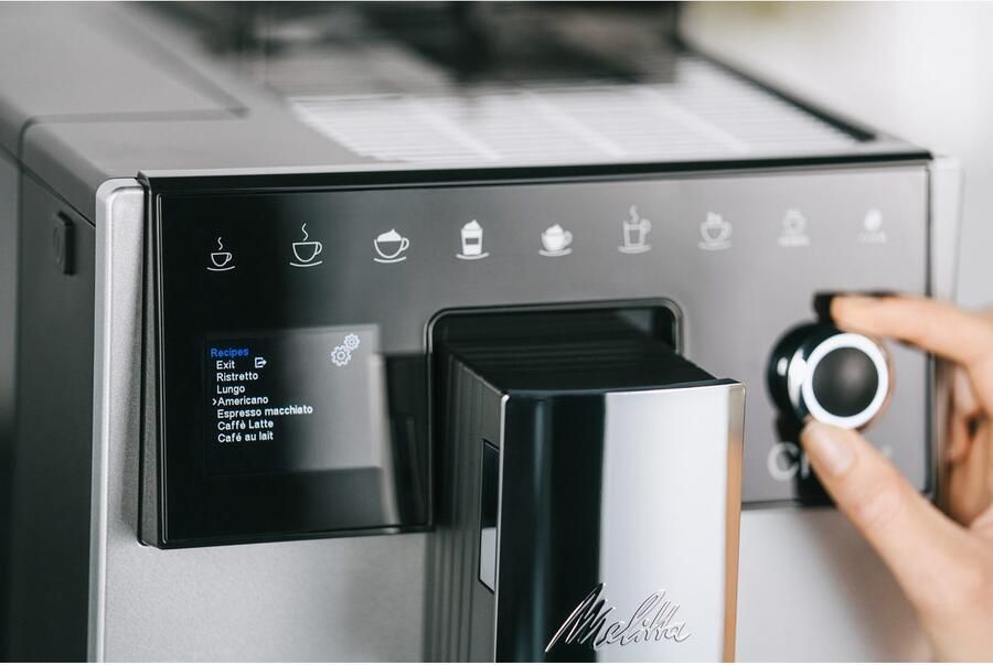 Melitta Volautomatisch koffiezetapparaat CI Touch F630-111 zilverkleur 10 koffierecepten 2-kamer bonenreservoir one touch bediening - Foto 7