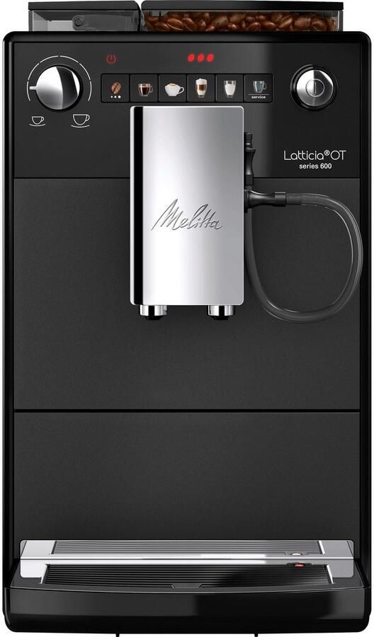 Melitta Volautomatisch koffiezetapparaat Latticia One Touch F300-100 zwart dubbele melkopschuiming + xl watertank & xl bonenreservoir - Foto 6
