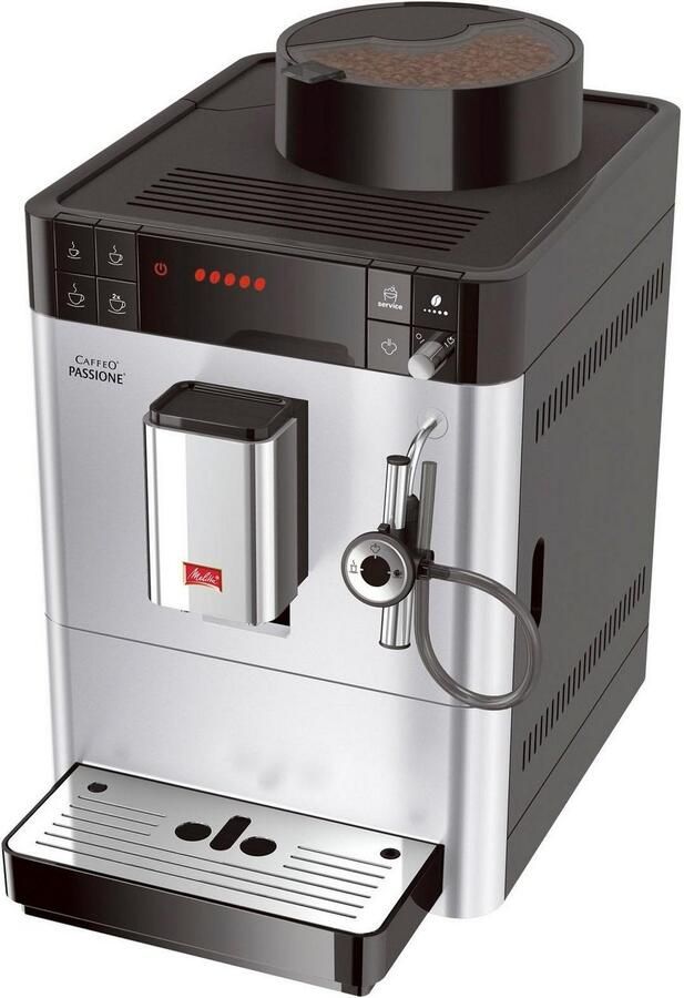 Melitta Volautomatisch koffiezetapparaat Passione One Touch F53 1-101 zilverkleur Per kopje precies versgemalen Service-toets voor ontkalking & reiniging - Foto 3
