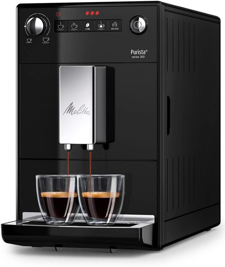 Melitta Volautomatisch koffiezetapparaat Purista F230-101 zilverkleur zwart Favoriete koffie-functie compact & extra geruisloos - Foto 7