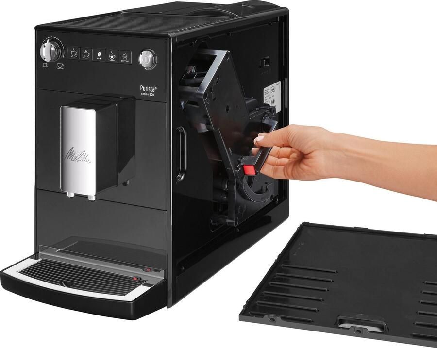 Melitta Volautomatisch koffiezetapparaat Purista F230-101 zilverkleur zwart Favoriete koffie-functie compact & extra geruisloos - Foto 13