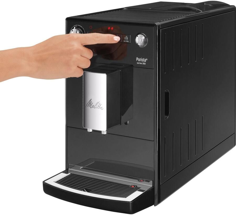 Melitta Volautomatisch koffiezetapparaat Purista F230-101 zilverkleur zwart Favoriete koffie-functie compact & extra geruisloos - Foto 5