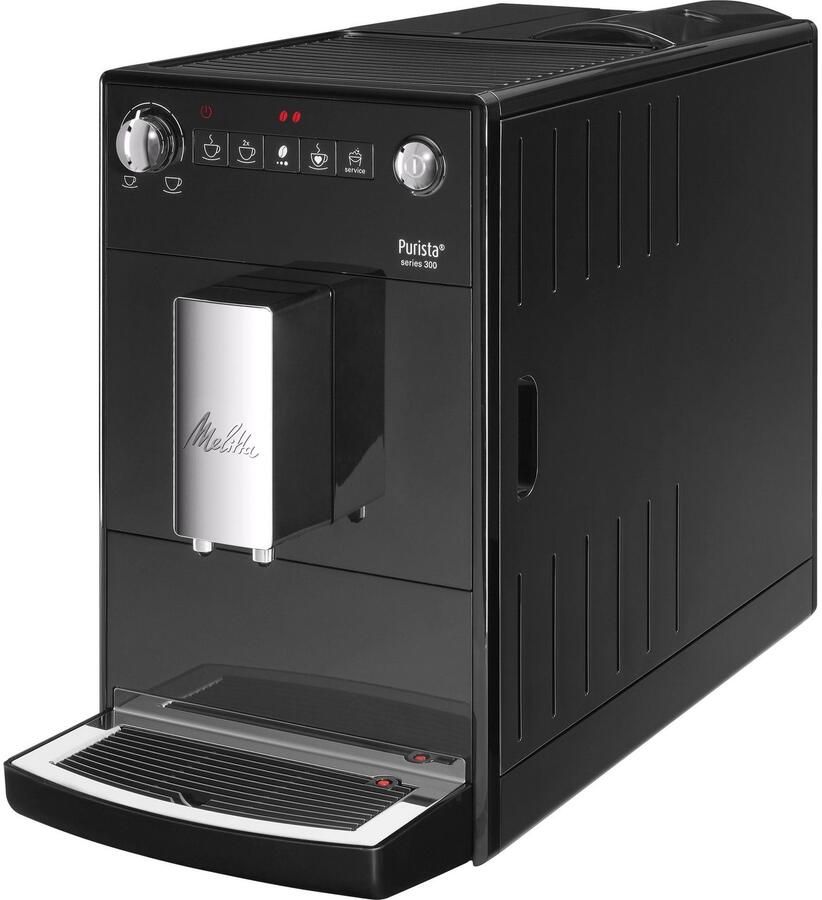 Melitta Volautomatisch koffiezetapparaat Purista F230-101 zilverkleur zwart Favoriete koffie-functie compact & extra geruisloos - Foto 4