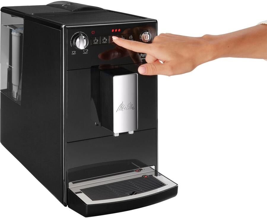 Melitta Volautomatisch koffiezetapparaat Purista F230-101 zilverkleur zwart Favoriete koffie-functie compact & extra geruisloos - Foto 11