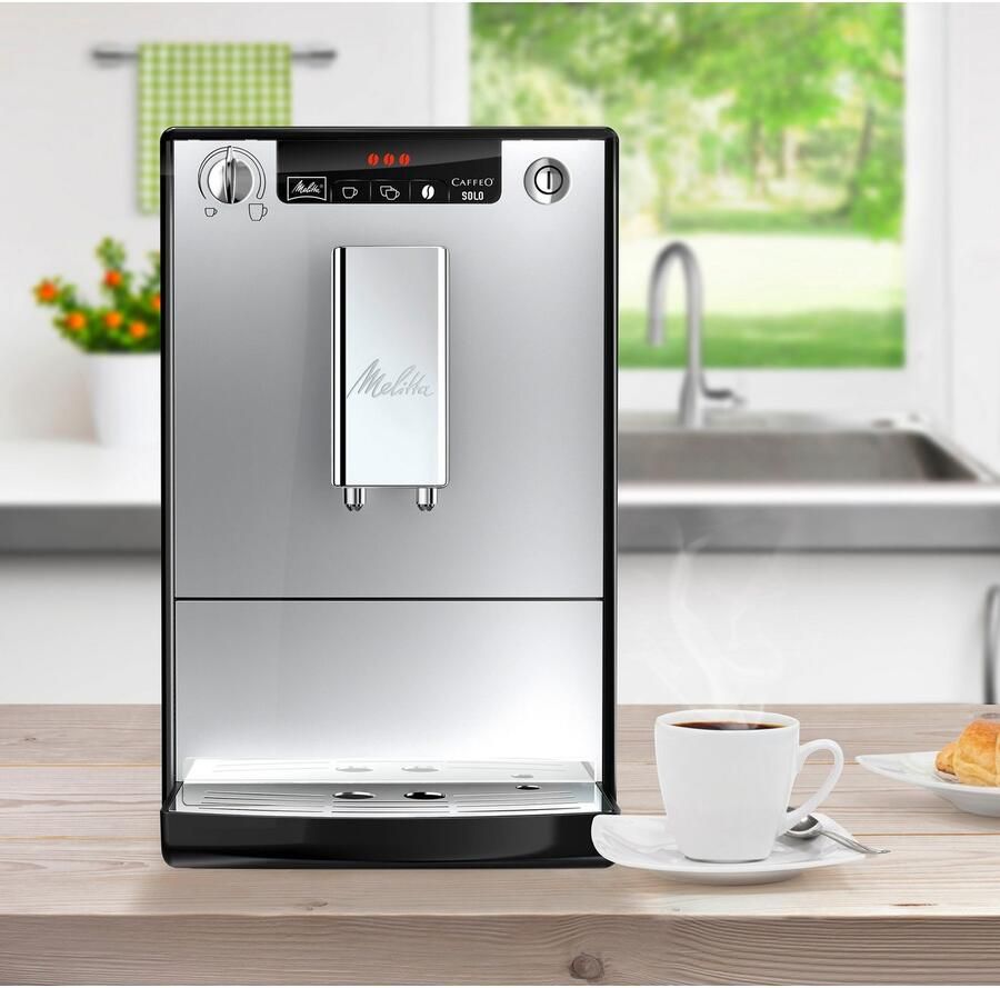 Melitta Volautomatisch koffiezetapparaat Solo E950-201 zwart Perfect voor caffè crema & espresso slechts 20 cm breed - Foto 2