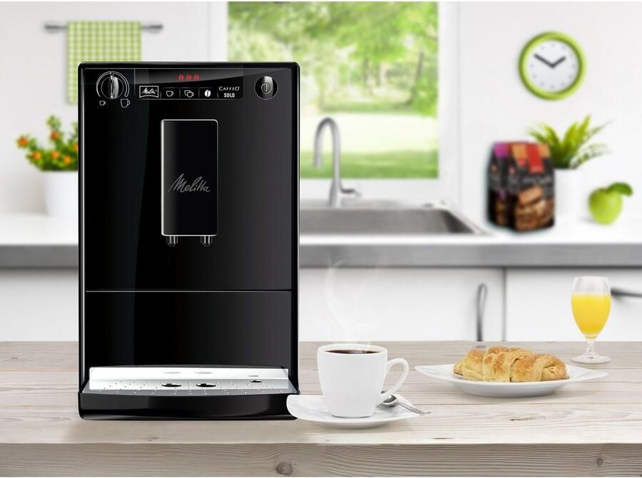 Melitta Volautomatisch koffiezetapparaat Solo E950-201 zwart Perfect voor caffè crema & espresso slechts 20 cm breed - Foto 6
