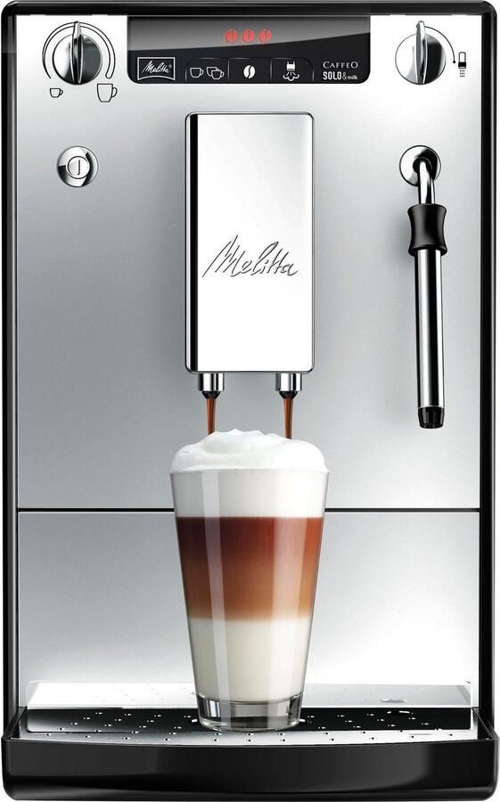 Melitta Volautomatisch koffiezetapparaat Solo & Milk E953-202 zilverkleur zwart Caffè crema & espresso per one touch zuigmond voor melkschuim - Foto 13