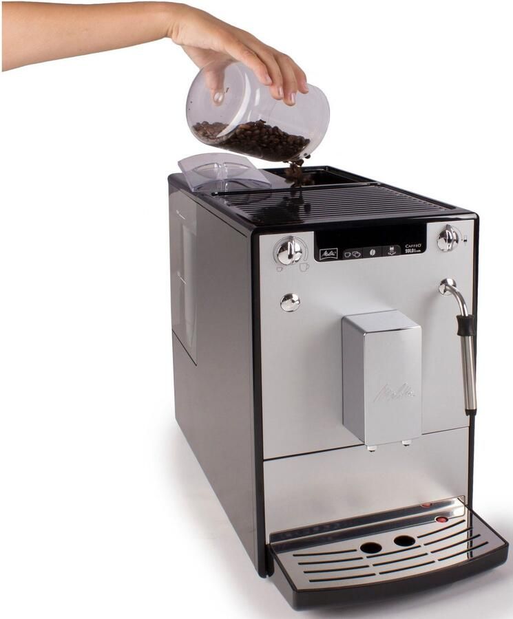 Melitta Volautomatisch koffiezetapparaat Solo & Milk E953-202 zilverkleur zwart Caffè crema & espresso per one touch zuigmond voor melkschuim - Foto 8