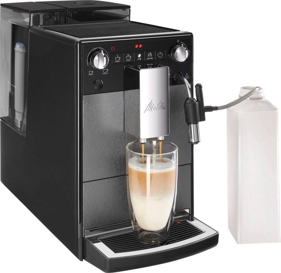 Melitta Volautomatisch koffiezetapparaat Avanza F270-100 Mystic Titan Compact maar XL waterreservoir & XL bonenreservoir melkschuim-systeem