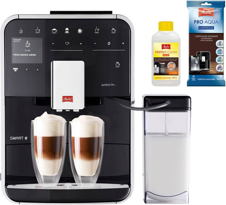Melitta Volautomatisch koffiezetapparaat Barista T Smart F 83 0-102 zwart 4 gebruikersprofielen & 18 koffie recepten volgens italiaans origineel recept - Foto 6