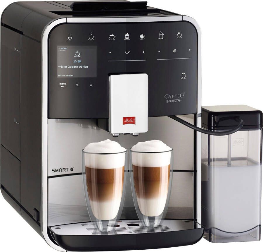 Melitta Volautomatisch koffiezetapparaat Barista T Smart F 84 0-100 roestvrij staal Hoogwaardig front van edelstaal 4 gebruikersprofielen & 18 koffierecepten - Foto 3