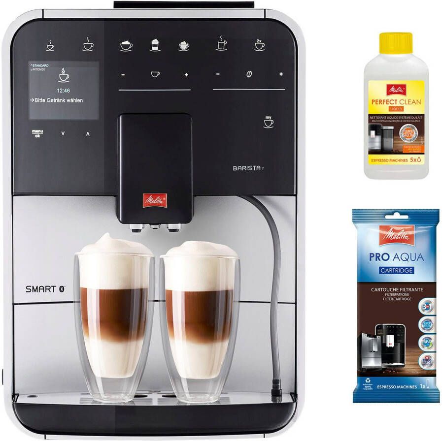 Melitta Volautomatisch koffiezetapparaat Barista T Smart F831-101 4 gebruikersprofielen &18 koffierecepten naar origineel italiaans recept - Foto 2